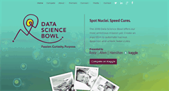 Desktop Screenshot of datasciencebowl.com