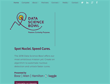 Tablet Screenshot of datasciencebowl.com